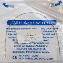 Arch Wire Stainless Steel 0.16 Tooth Color China